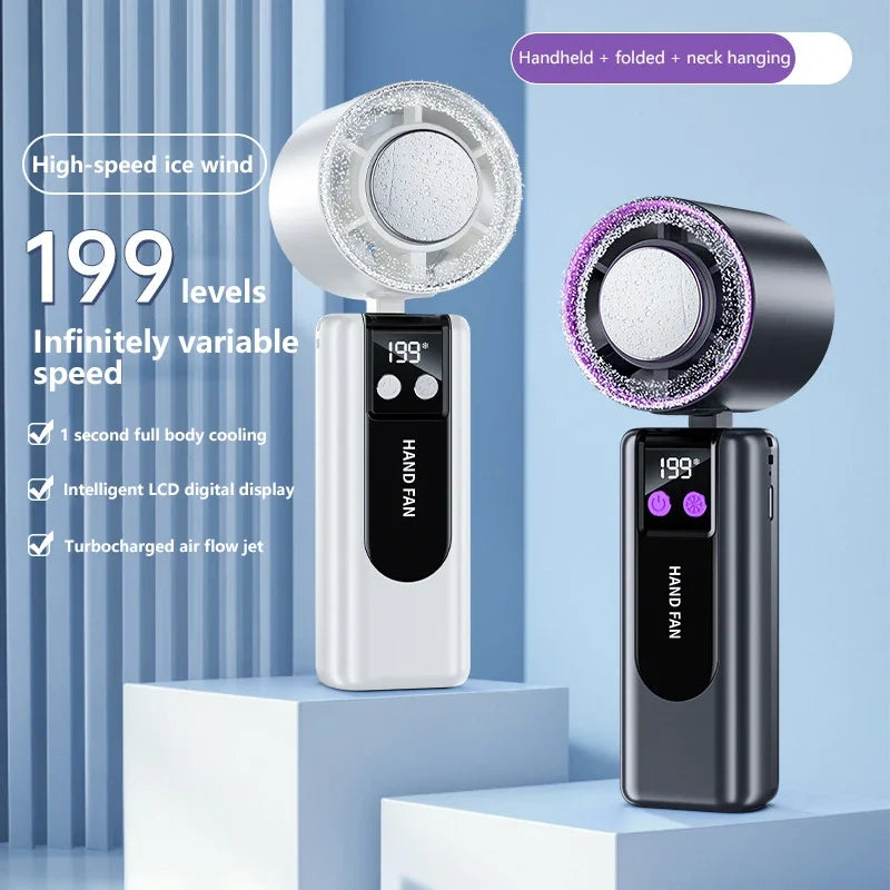 Climatiseur, mini ventilateurs a main, air frais. Lenovo veloriamarket