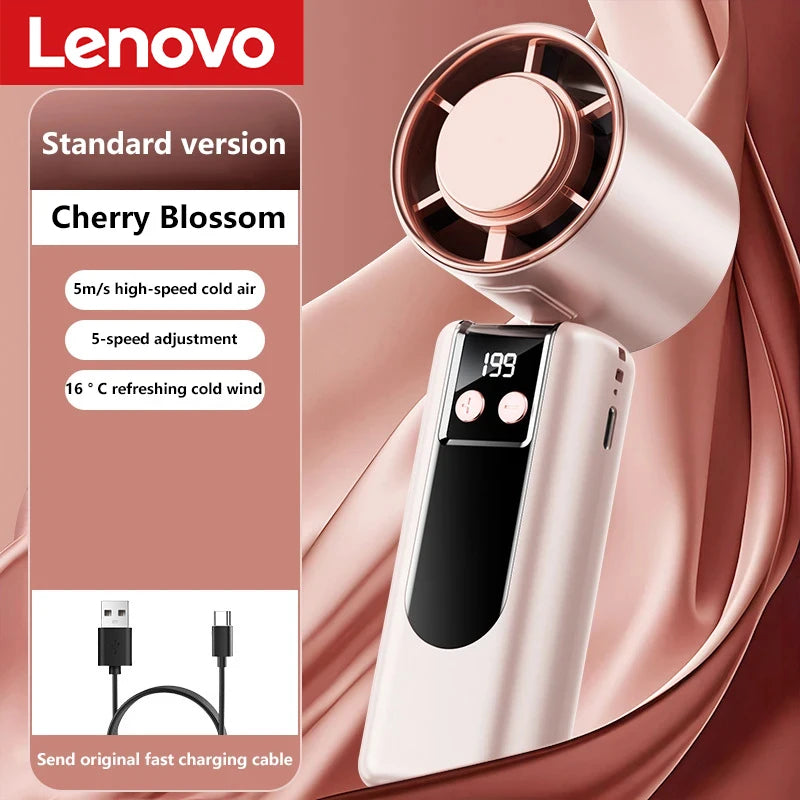 Climatiseur, mini ventilateurs a main, air frais. Lenovo veloriamarket